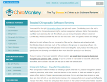 Tablet Screenshot of chiromonkey.com